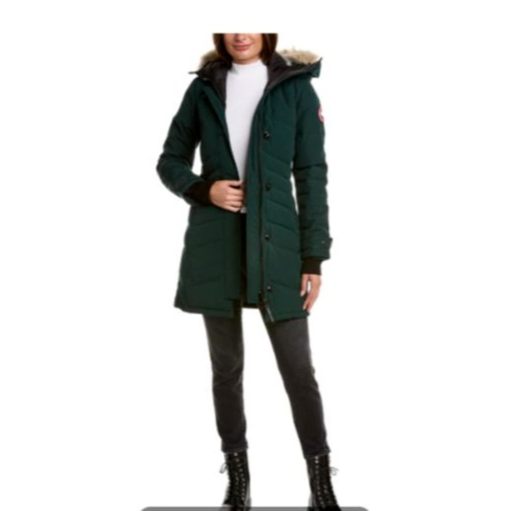 Women's Canada Goose Lorette Parka Algonquin green XS (MSRP $1475)
